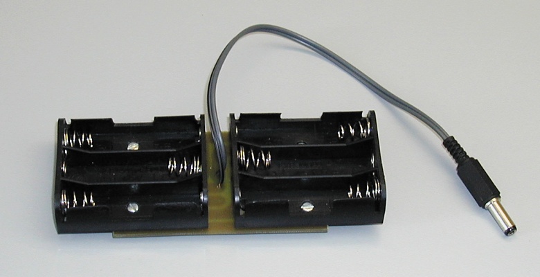 The battery boxes mounted on a PCB