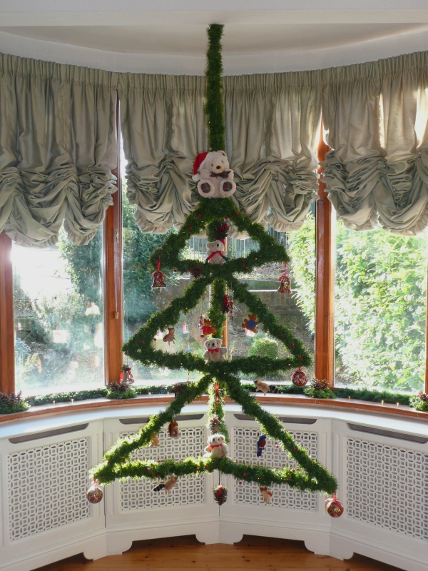 The completed Christmas tree The completed Christmas tree