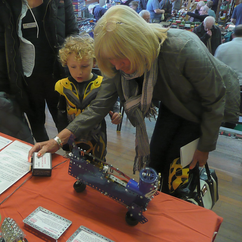 The Meccanoide at the Hornby Train Show in April 2015 The Meccanoide at the Hornby Train Show in April 2015