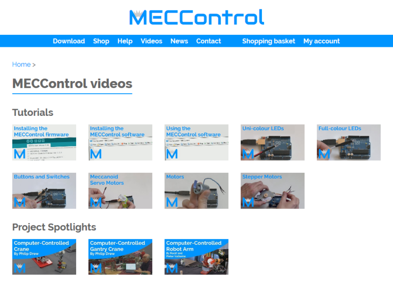 Tutorial and Project Spotlight videos Tutorial and Project Spotlight videos