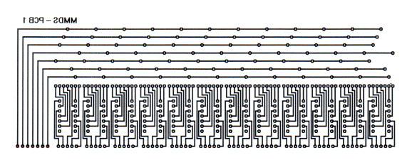 Figure 3: PCB copper track pattern Figure 3: PCB copper track pattern